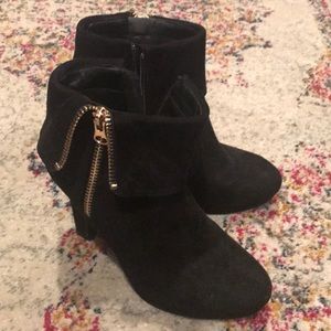 Ankle high black boots